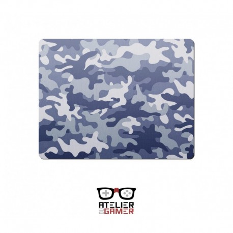Tapis Camouflage bleu Little1